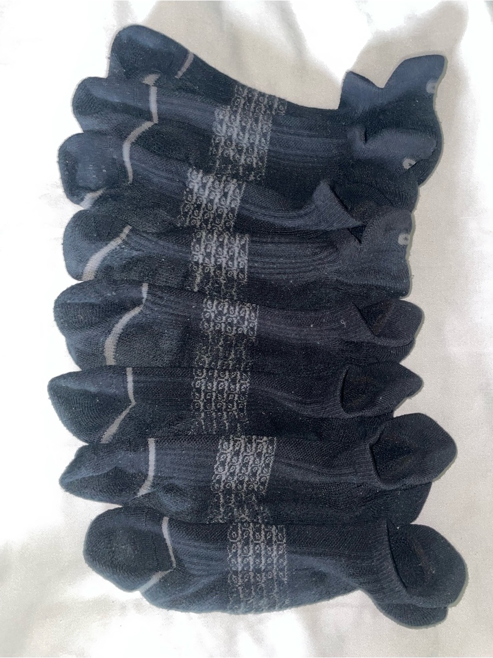 Low-Cut Black Athletic Socks - 6-Pack
